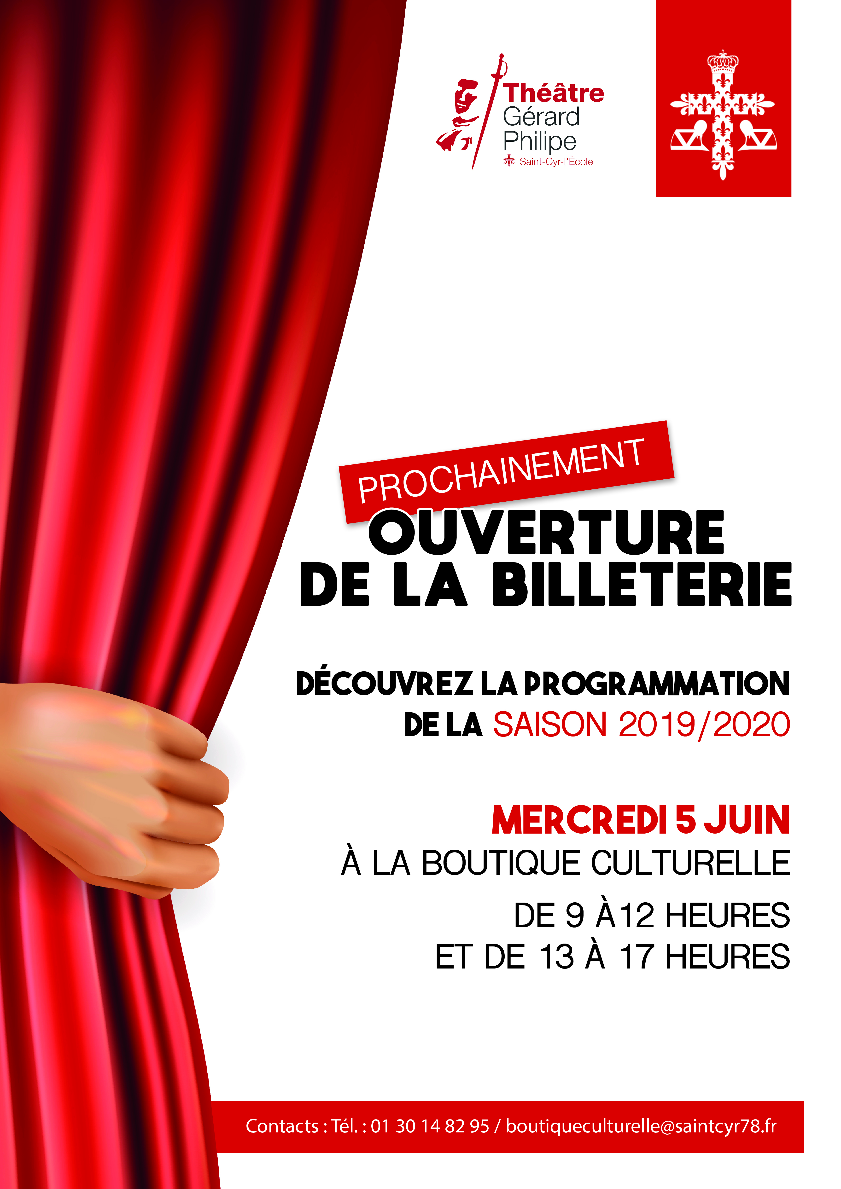 Ouverture des inscriptions – Saison culturelle