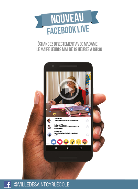 Facebook live de Madame le Maire