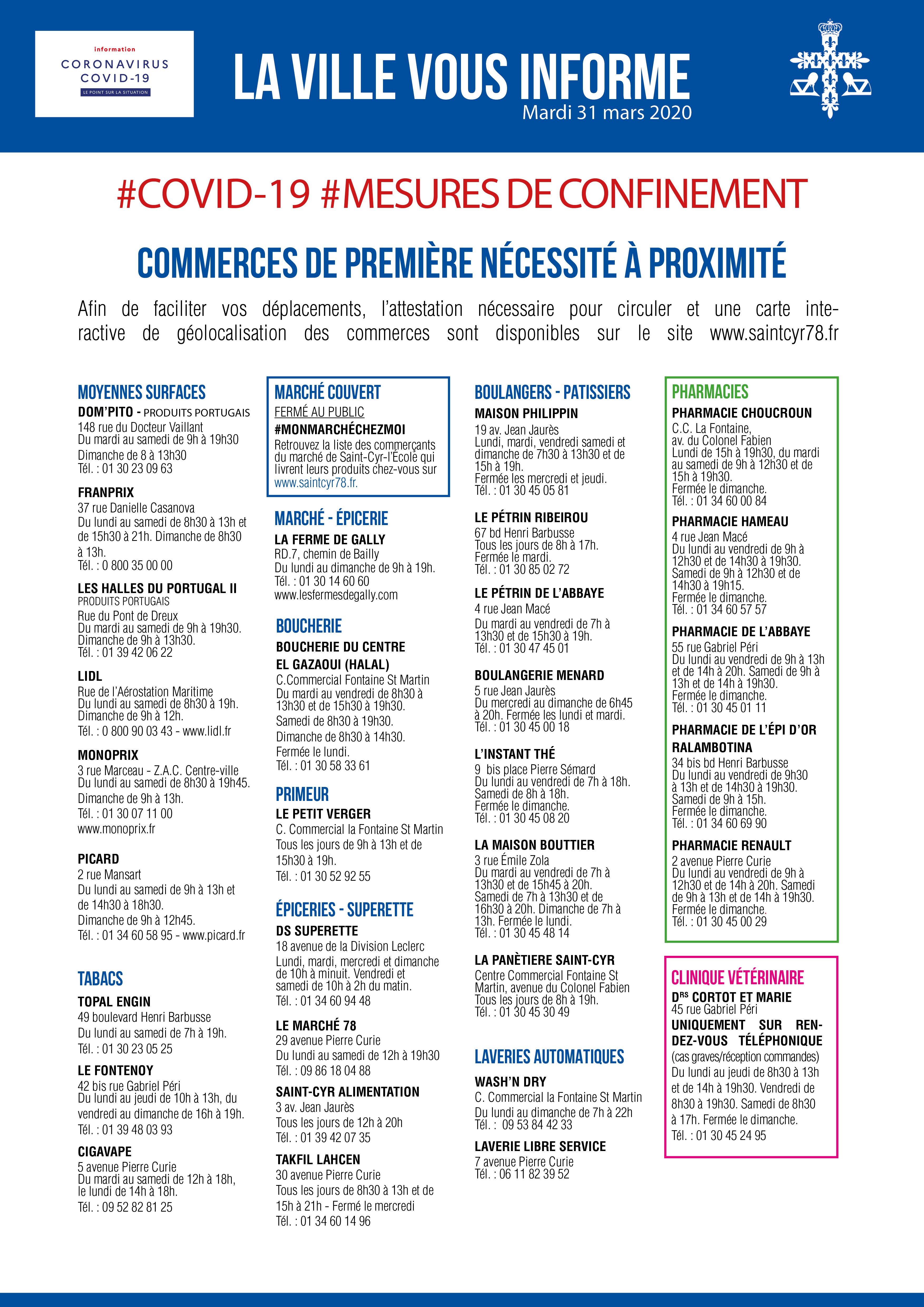 Vos commerces de proximité