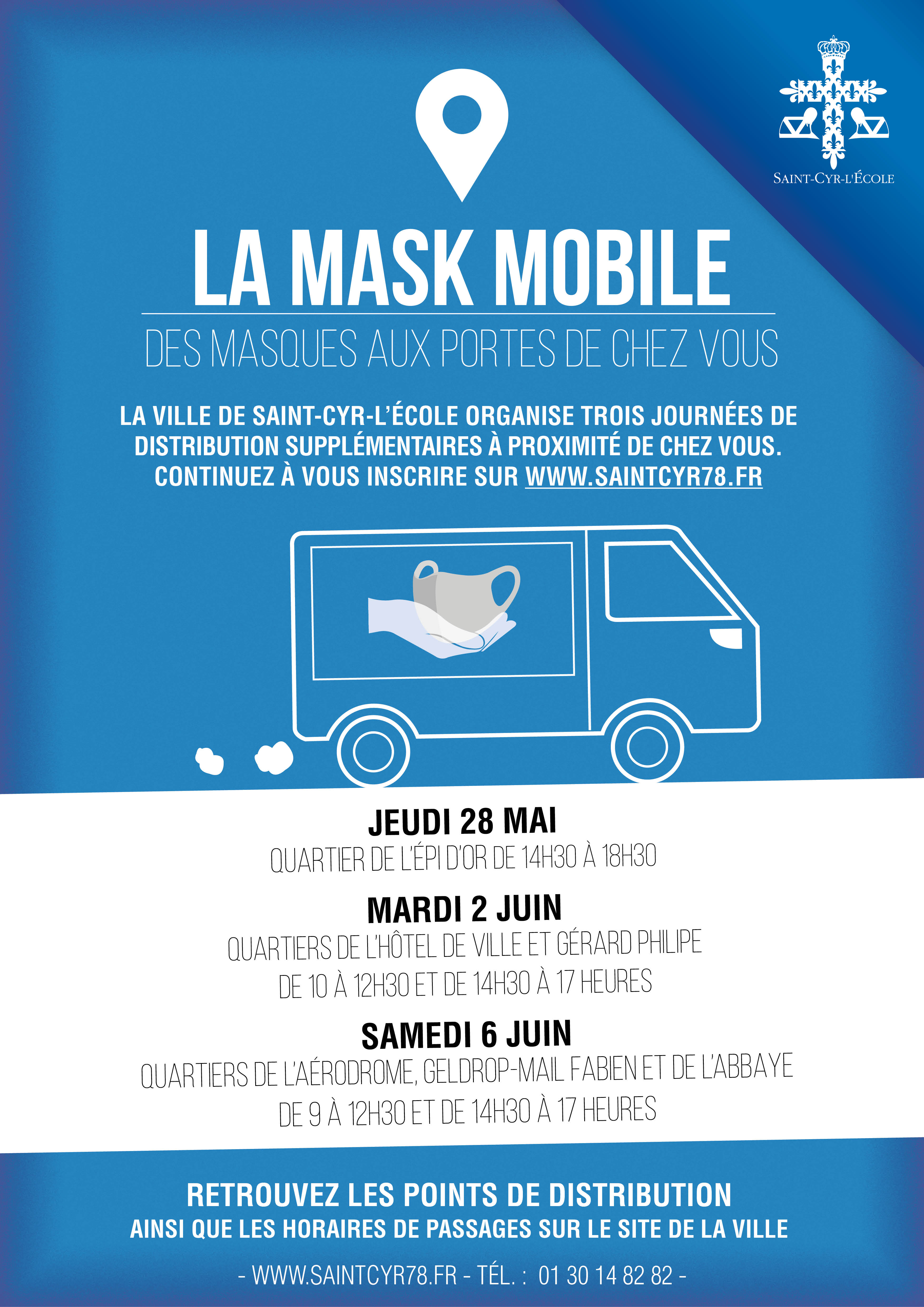 1e tournée de la Mask-mobile