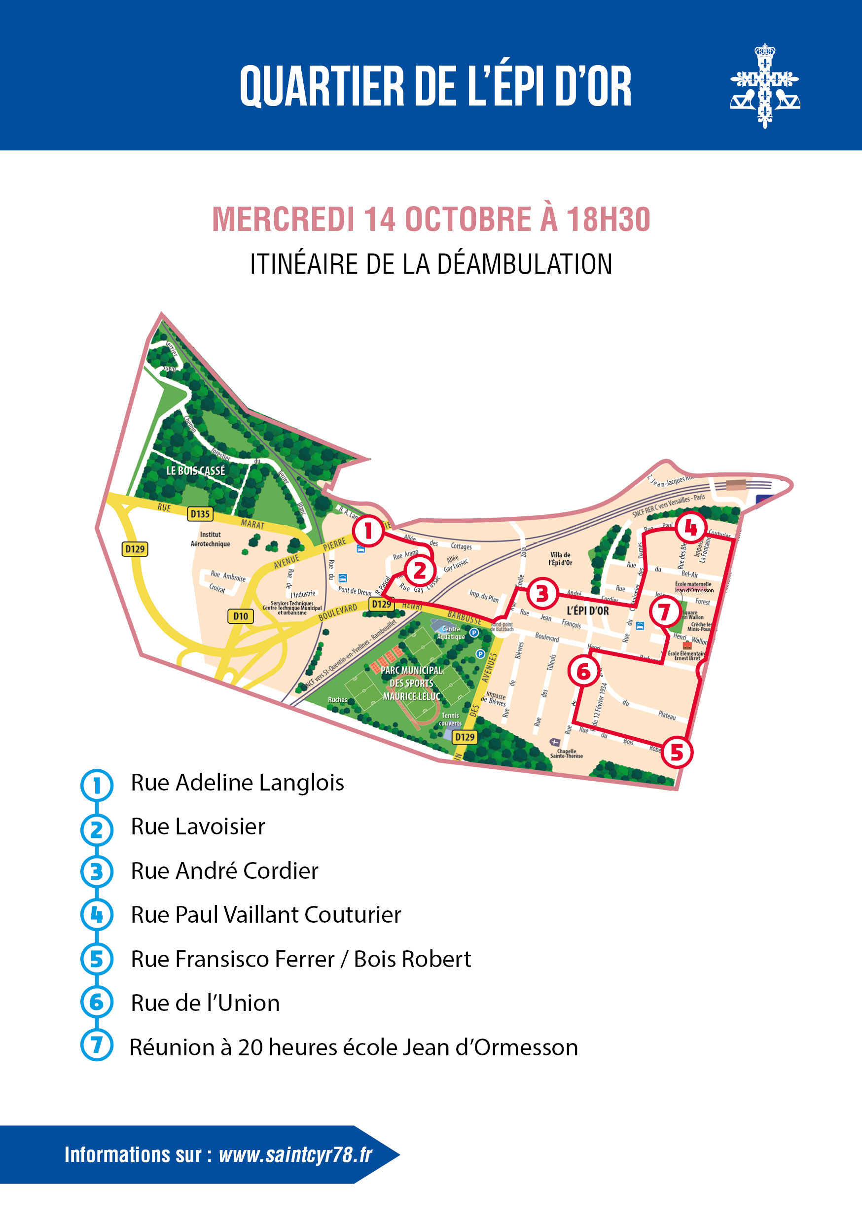 Quartier de l’Epi d’Or : 4e balade urbaine d’automne