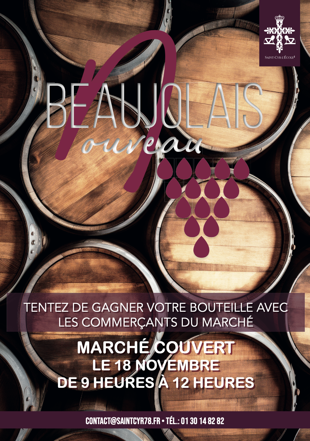 Beaujolais nouveau au Marché couvert