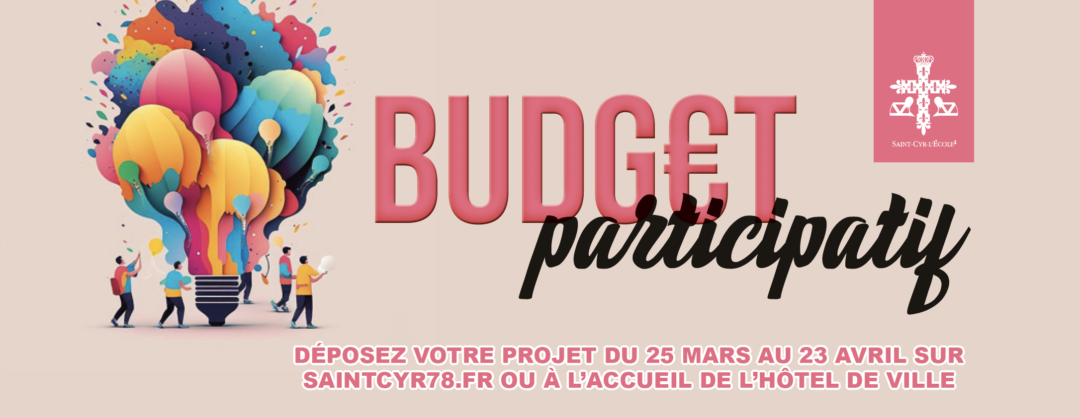 BUDGET PARTICIPATIF 2023 – DÉPÔT DES PROJETS