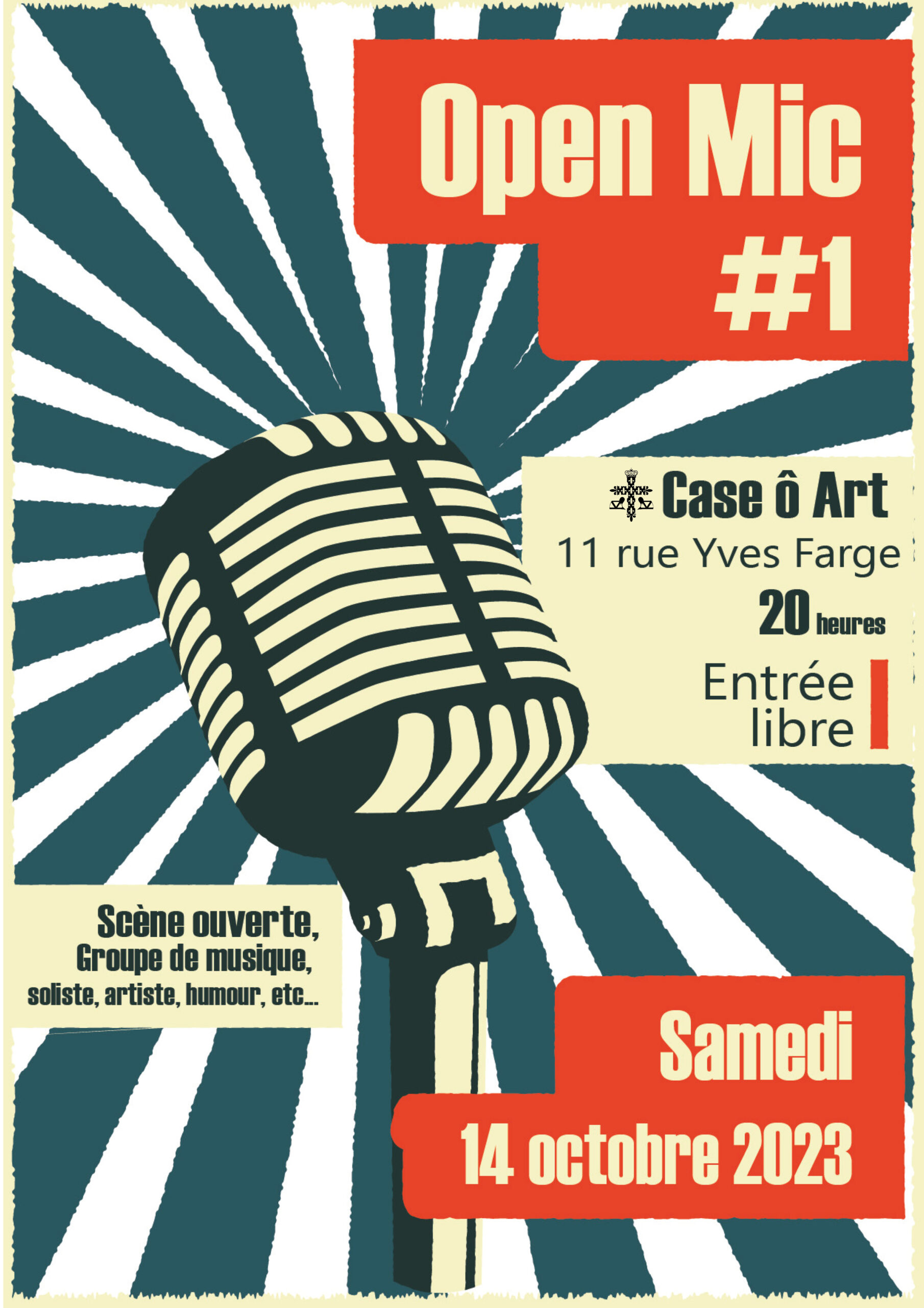 Open Mic – Première scène ouverte à Saint-Cyr