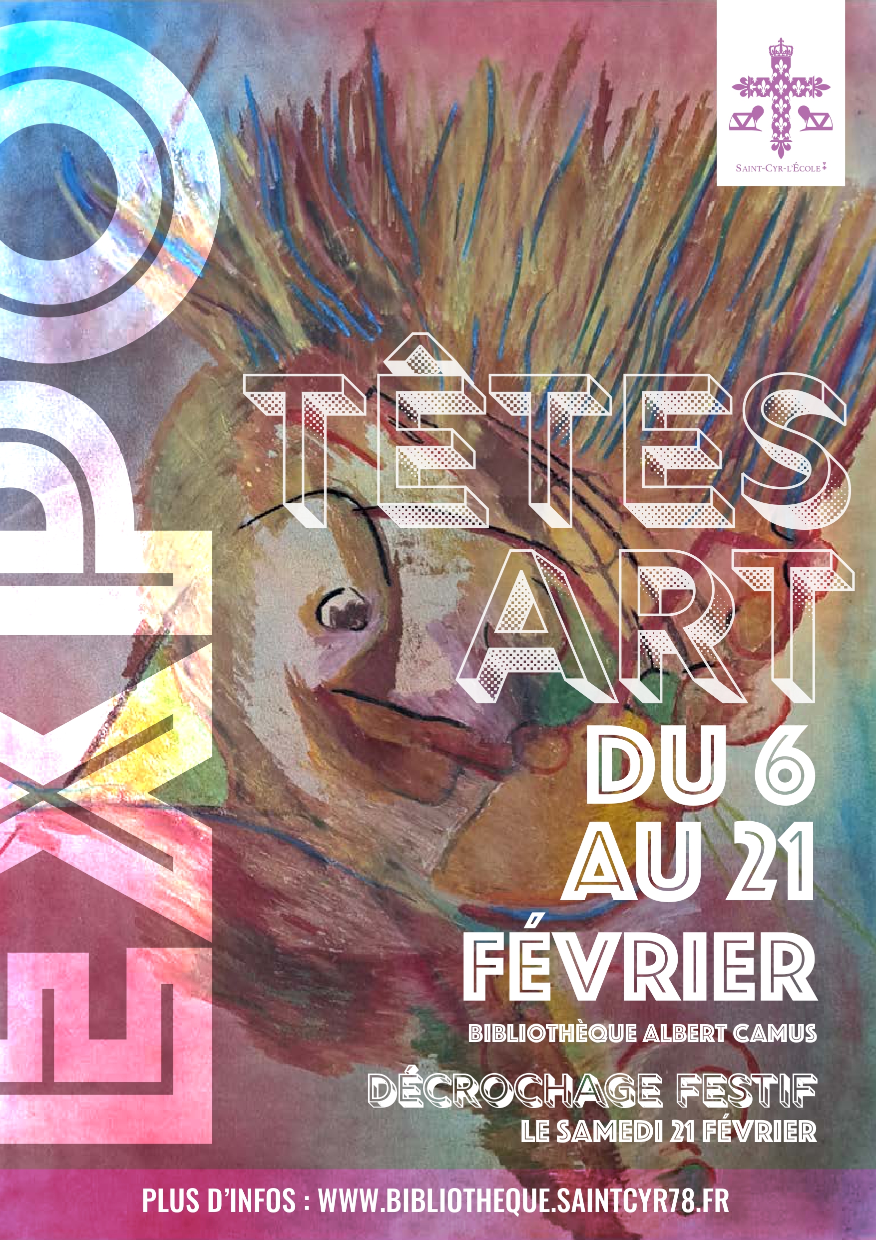 Exposition à la Bibliothèque : « Têtes Art »